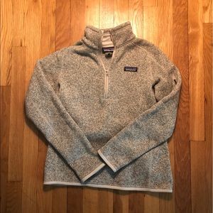 women’s patagonia better sweater 1/4 zip